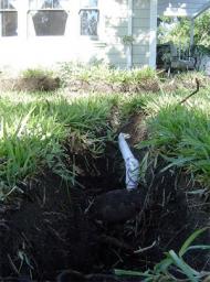 replacing a leaky pipe in Galveston TX